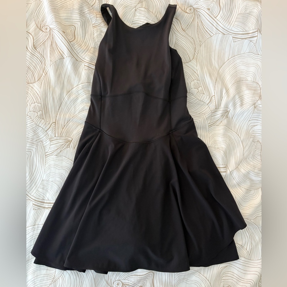 lululemon athletica Black Flared Tank Dress